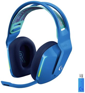 Logitech Gaming G733 LIGHTSPEED herný headset bezdrôtový 2,4 GHz bezdrôtový na ušiach modrá 7.1 Surround