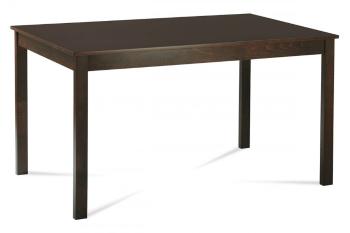 AUTRONIC BT-6786 WAL Jedálenský stôl 135x80x75 cm, masív buk, MDF a dyha, morenie orech