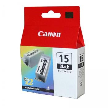 CANON BCI-15 BK - originálna cartridge, čierna, 2x5ml 2ks