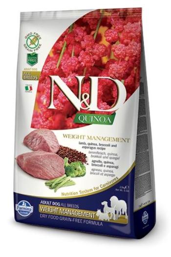 Farmina N&D dog QUINOA (GF) adult all breed, weight managment, lamb 2,5kg