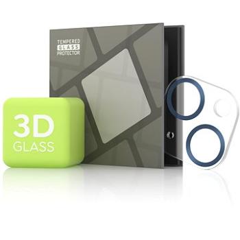 Tempered Glass Protector pre kameru iPhone 13 mini/13 – 3D Glass, modré (Case friendly) (TGR-AIP13M-BU)