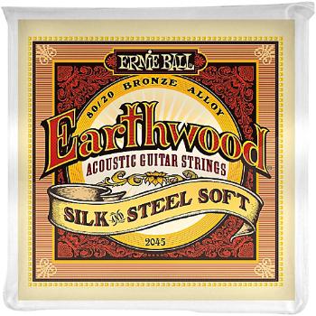 Ernie Ball Earthwood Silk & Steel Soft 80/20 Bronze Acoustic Guitar Strings