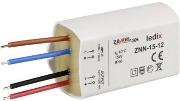 Zamel ZNN-15-12 LED driver  konštantné napätie 15 W 1.25 A 12 V/DC prepätia