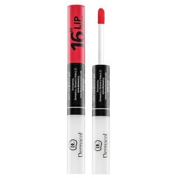 Dermacol 16H Lip Colour dlhotrvajúca dvojfázová farba a lesk na pery No. 03 7,1 ml