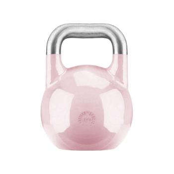 Gorilla Sports Súťažný kettlebell, ružový, 8 kg