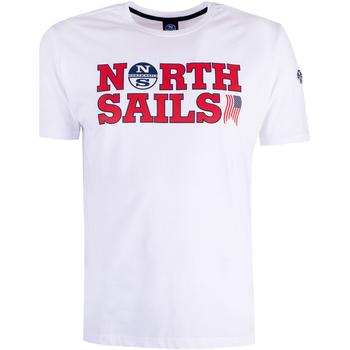 North Sails  Tričká s krátkym rukávom -  Biela