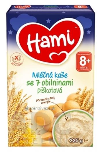 Hami mliečna kaša so 7 obilninami piškótová (od ukonč. 8. mesiaca) (inov.2020) 1x225 g