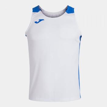 RECORD II TANK TOP WHITE ROYAL 4XS-3XS