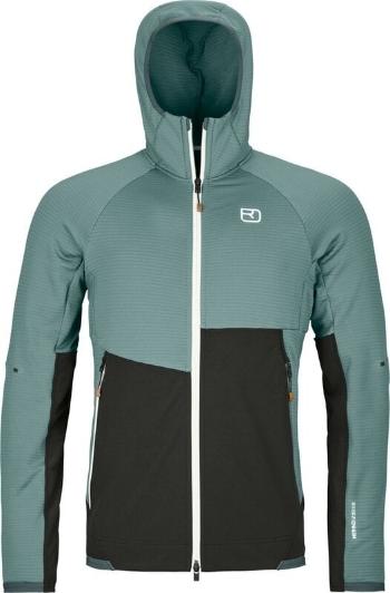 Ortovox Fleece Rib Mens Arctic Grey L Outdoorová mikina