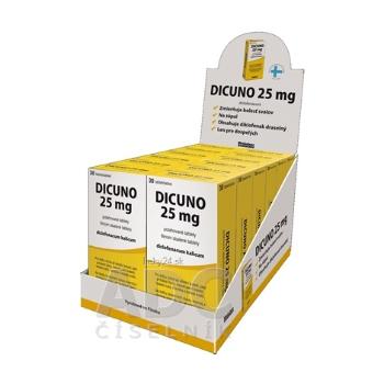 DICUNO 25 mg filmom obalené tablety DISPLEJ