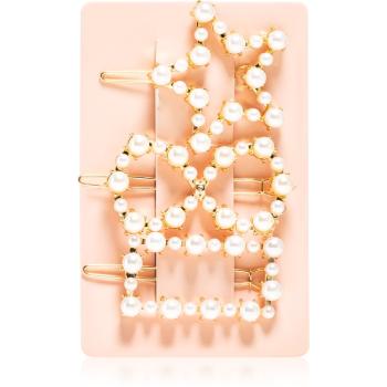 BrushArt Hair Clip sponky do vlasov 3 ks Pearl Shapes 3 ks