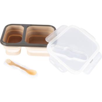 Zopa Silicone Lunch Box Large jedálenská sada Sand Beige 21x15 cm 1 ks