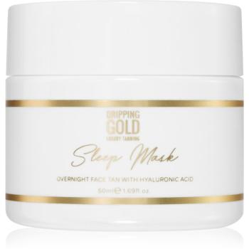 Dripping Gold Sleep Mask samoolaľovacia nočná maska na tvár odtieň Medium/Dark 50 ml