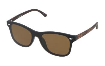 Polarizačné slnečné okuliare Wayfarer Modern Wood Brown