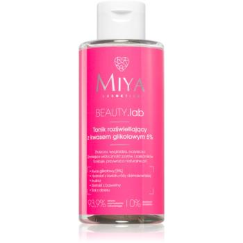 MIYA Cosmetics BEAUTY.lab rozjasňujúce tonikum 150 ml