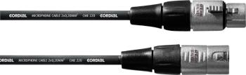 Mikrofónny kábel Cordial 10 m REAN XLR-F / XLR-M 10 m čierna XLR (F) / XLR (M)