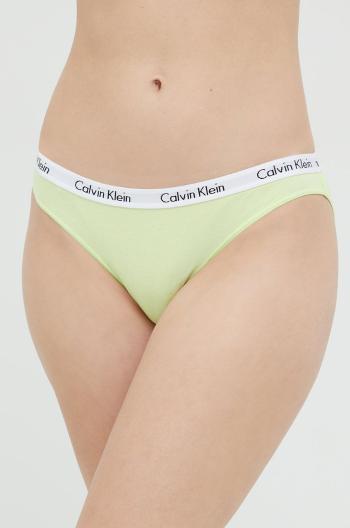 Nohavičky Calvin Klein Underwear zelená farba,