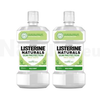 Listerine Naturals Gum Protection Mild Taste ústna voda 2x500 ml