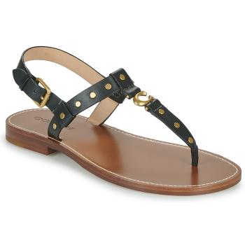 Coach  HAILEE LEATHER SANDAL  Sandále Čierna