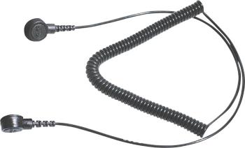 Bernstein 9-342-2 ESD uzemňovací kábel   2.40 m tlačidlo 3 mm, tlačidlo 10 mm