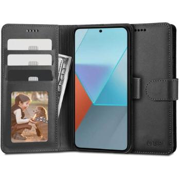 Tech-Protect Wallet knižkové puzdro na Xiaomi Redmi Note 13 4G, čierne