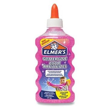 Lepidlo Elmers Glitter Glue 177 ml, ružové (3026980772499)