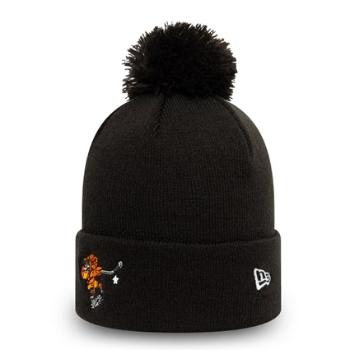 Detská čapica New Era Kids GOOFY CHARACTER SPORTS BLACK BOBBLE BEANIE HAT - Youth