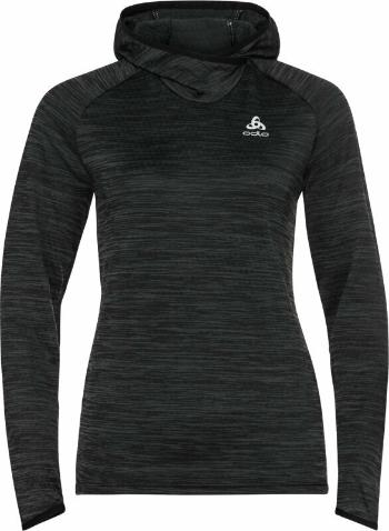 Odlo Women's Run Easy Mid Layer Hoody Black Melange XS Bežecká mikina