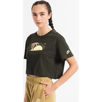 Nike  Tielka a tričká bez rukávov Sportswear Cropped  Zelená