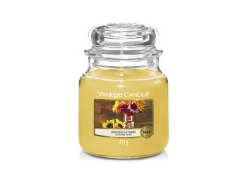 Yankee Candle Aromatická sviečka Classic stredná Gold en Autumn 411 g