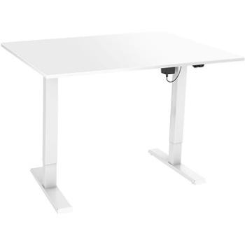 AlzaErgo Table ET2.1 biely + doska TTE-03 160 × 80 cm biely laminát (BUN)