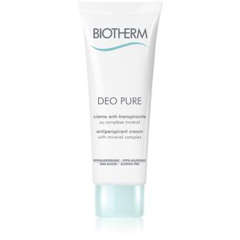 Biotherm Deo Pure krémový antiperspirant bez alkoholu 75 ml