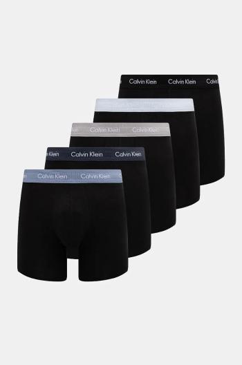 Boxerky Calvin Klein Underwear 5-pak pánske, čierna farba