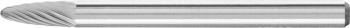 PFERD 21217553 frézovacie kolík  polkruhový oblúk  Dĺžka 37 mm Vonkajší Ø 3 mm Pracovná dĺžka 7 mm Ø hriadeľa 3 mm