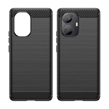 IZMAEL Realme 10 Pro Plus Puzdro Carbon Bush TPU  KP24320 čierna