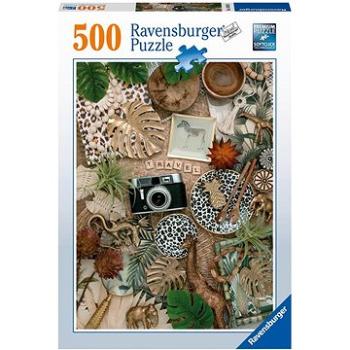 Ravensburger puzzle 169825 Cestovateľská koláž 500 dielikov (4005556169825)