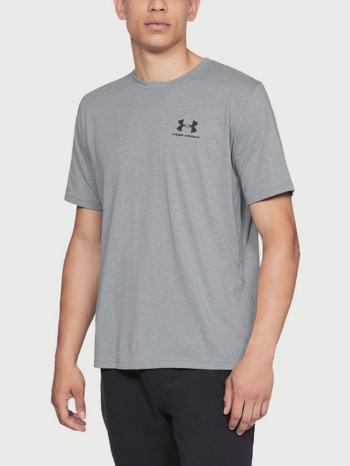 Under Armour Sportstyle Left Chest SS Tričko Šedá