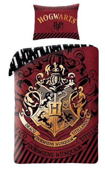 HALANTEX Obliečky Harry Potter burgund  Bavlna, 140/200, 70/90 cm
