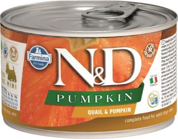 Farmina N&D dog PUMPKIN & quail konzerva 140g