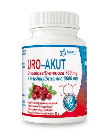 Nutricius Uro - Akut 20 tabliet