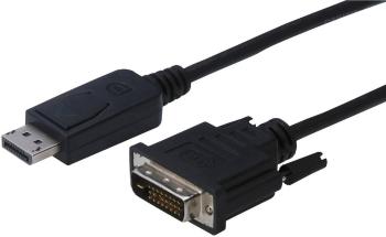 Digitus DisplayPort / DVI káblový adaptér #####DisplayPort Stecker, #####DVI-D 24+1pol. Stecker 5.00 m čierna  možno skr