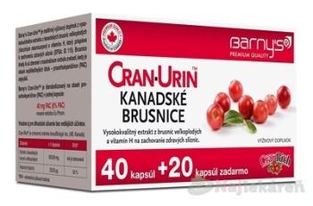 Barny's Cran-Urin Kanadské Brusnice 40 + 20 kapsúl