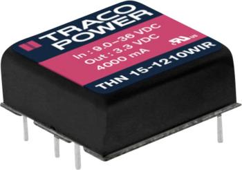 TracoPower THN 15-2415WIR DC / DC menič napätia, DPS 24 V/DC +24 V/DC 625 mA 15 W Počet výstupov: 1 x