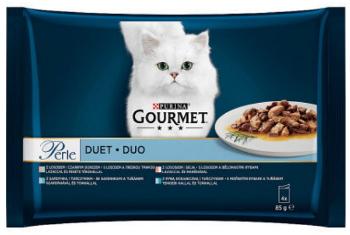 GOURMET PERLE cat Multipack duo losos&treska kapsičky pre mačky 4x85g