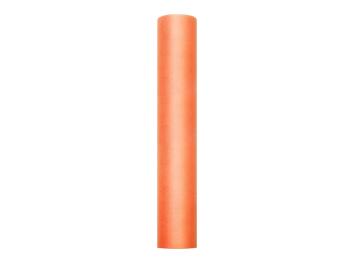 PartyDeco Tyl hladký - oranžový 0,3x9m