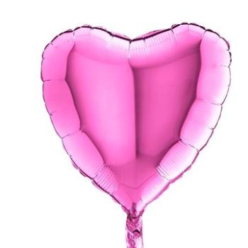 Balón fóliový 45 cm srdce svetlo ružové – Valentín/svadba (8435102306101)