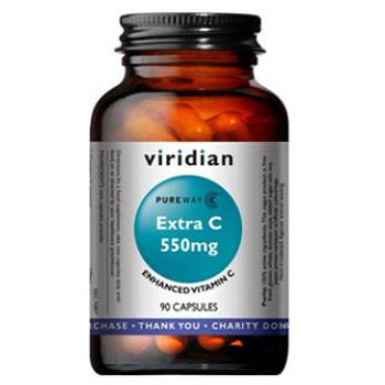 VIRIDIAN Nutrition Extra C 550 mg 90 kapsúl