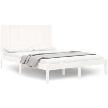 Rám postele biely masívna borovica 120 × 200 cm, 3105726
