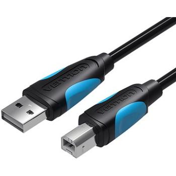 Vention USB-A -> USB-B Print Cable with 2× Ferrite Core 8 m Black (VAS-A16-B800)