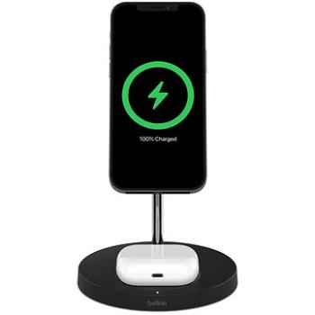 Belkin BOOST CHARGE PRO MagSafe 2v1 Bezdrôtové nabíjanie na iPhone/AirPods, čierna (WIZ010vfBK)